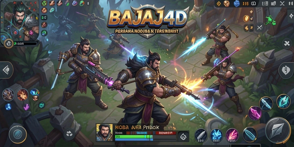 Tampilan seru dalam gameplay MOBA BAJAJ4D dengan karakter yang dinamis.