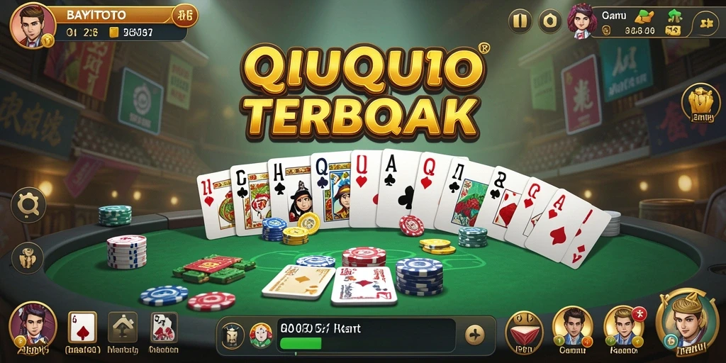 Tampilan gameplay QiuQiu yang mendebarkan dan interaktif.