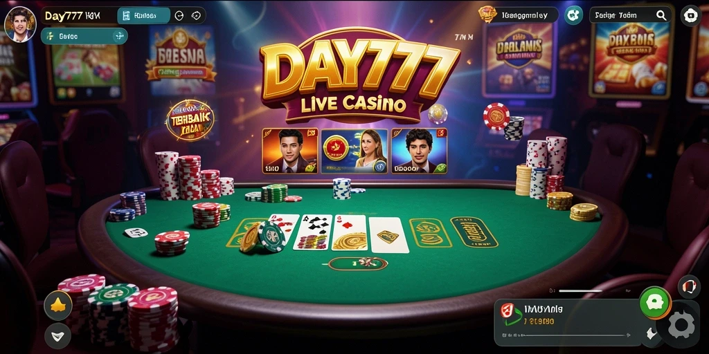 Gameplay Live Casino yang mendebarkan dan interaktif di DAY777.