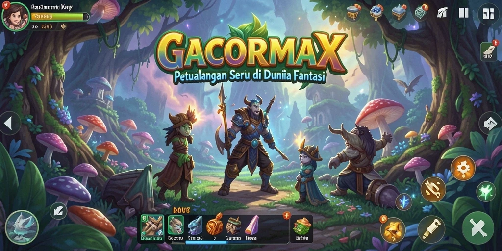 Screenshot gameplay GACORMAX yang menampilkan aksi seru di petualangan.