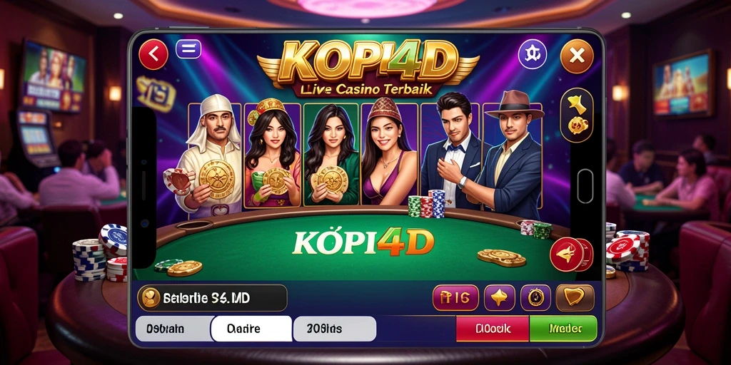 Tampilan gameplay Live Casino yang menarik dan interaktif.