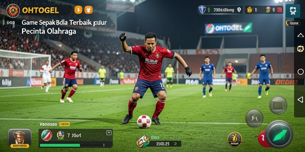 Gameplay OHTOGEL yang penuh aksi di lapangan hijau.