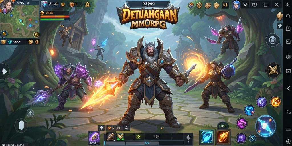 Tampilan gameplay menarik dari RAP89 dalam dunia MMORPG.