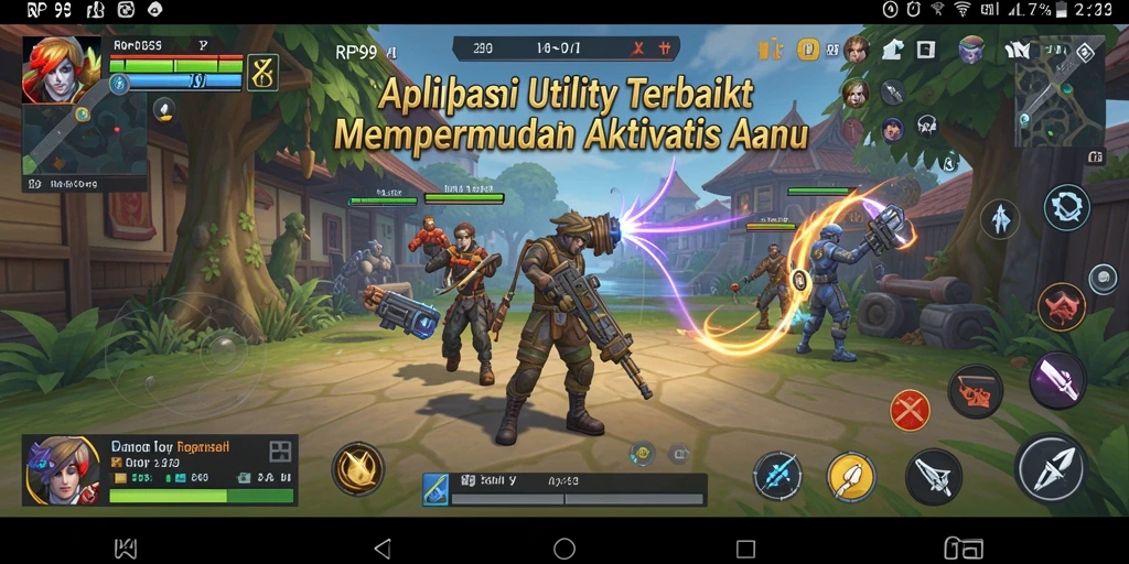 Tampilan aplikasi RP99 yang sederhana dan fungsional.