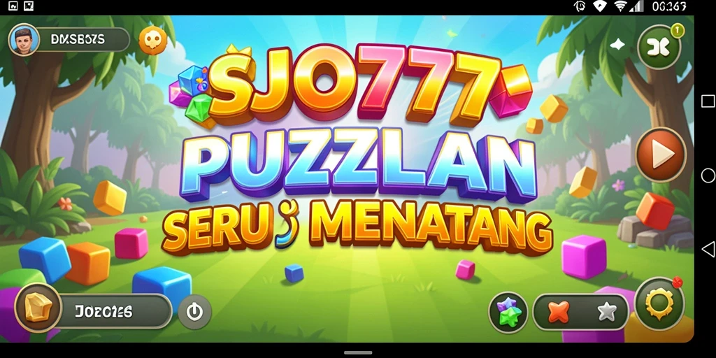 Screenshot gameplay SJO777 dengan tantangan Puzzle menantang.