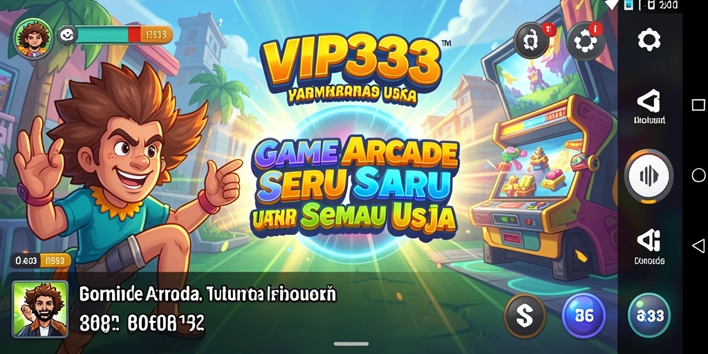 Tampilan gameplay seru dari VIP333 dalam genre Arcade.